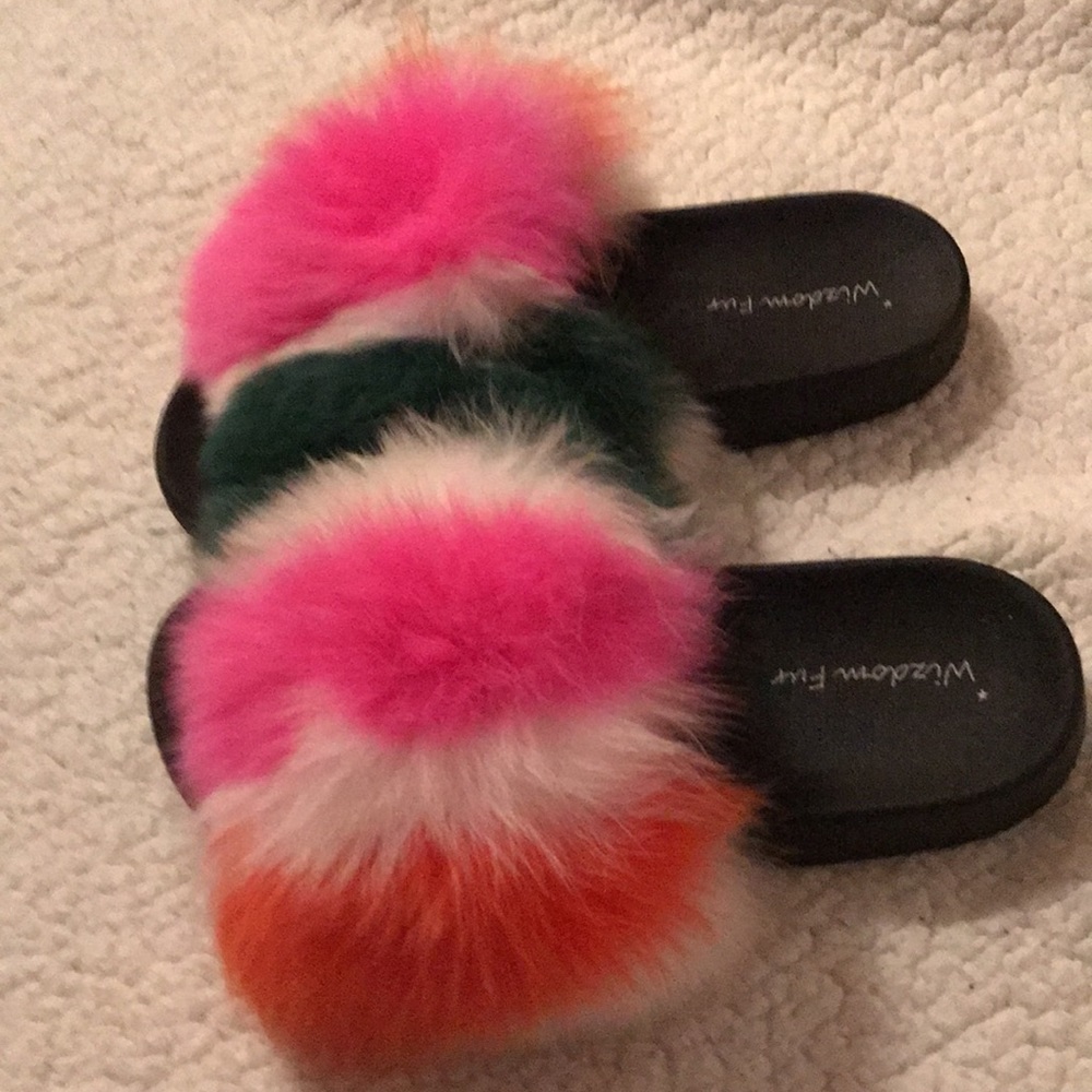 NWOT Furry slides